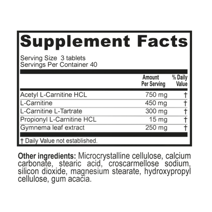 Beverly International Quadracarn 4X-Potency 120 Tablets